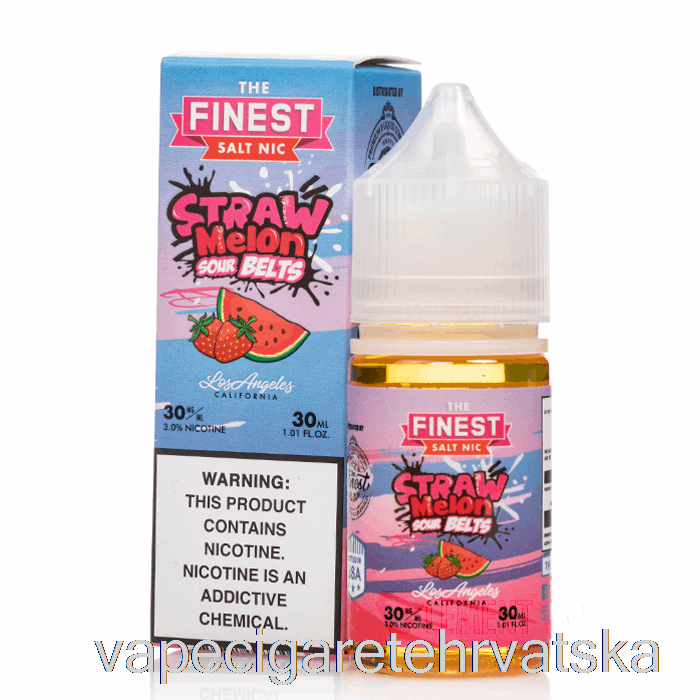Vape Cigarete Straw Melon Sour Belts - The Best Candy Edition Sol Nic - 30ml 30mg